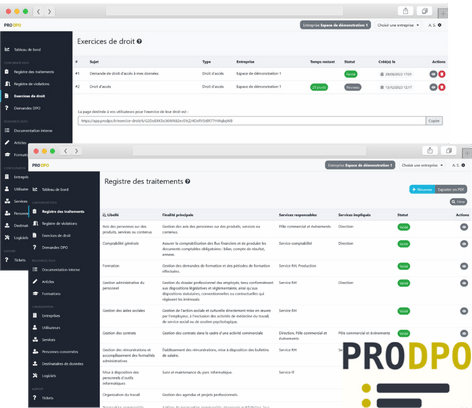 ProDPO - Le logiciel du DPO